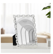 Charger l'image dans la galerie, Cadre photo à maillons de chaîne (2 tailles/2 couleurs)