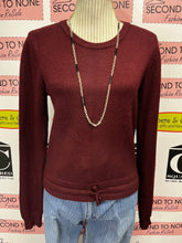 Load image into Gallery viewer, Drawstring Bottom Sweater (Size S)