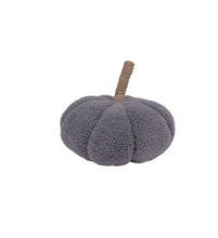 Load image into Gallery viewer, Sherpa Grey Pumpkin Cushion