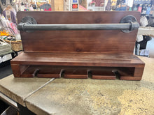 Load image into Gallery viewer, Industrial Pipe Wine Glass & Bottle Rack