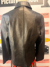Load image into Gallery viewer, Nuage Black Leather Jacket (Size M)