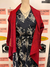 Load image into Gallery viewer, NWT Laura Petites Navy & White Embroidered Dress (Size 12P)