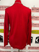 Cargar imagen en el visor de la galería, Calvin Klein Red Mock Neck (Size M)
