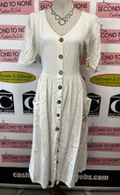 Load image into Gallery viewer, Suzy Shier Linen Blend Dress (Size L)
