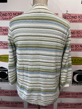 Load image into Gallery viewer, Northern Reflections Striped Cotton Cardi (Size M)