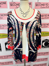 Cargar imagen en el visor de la galería, Unique Paisley Print Fooler Top (Size M)