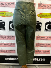 Load image into Gallery viewer, Cleo Green Faux Leather Pants (Size M)