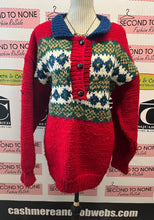 Load image into Gallery viewer, Vintage Handmade Knit Sweater (Size L/XL)