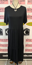 Load image into Gallery viewer, Made In Turkey Black Maxi Dress (Size 14)