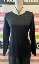 Load image into Gallery viewer, Calvin Klein Stud & Pearl Sweater (Size M)