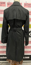 Load image into Gallery viewer, Vintage Votre Nom Paris Classic Black Trench Coat (Size M)