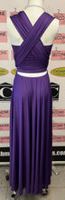 Charger l'image dans la galerie, Solid Purple Convertible Long Dress (Size S-L)