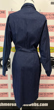 Load image into Gallery viewer, Vintage 1980s Button Front Denim Dress (Size 11)