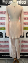 Load image into Gallery viewer, *AS IS* Baby Pink Pleated Top & Pant Set (Size Tall M)
