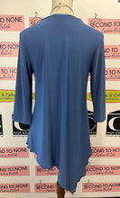 Load image into Gallery viewer, Deep Blue Asymetrical Hem Tunic (Size S)