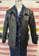 Load image into Gallery viewer, Fairweather Black Zip Up Leather Jacket (Size M)