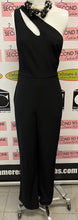 Load image into Gallery viewer, One Shoulder Cut Out Black Jumpsuit (Size M)
