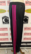 Load image into Gallery viewer, Adidas Black & Pink Track Pants (Size M)