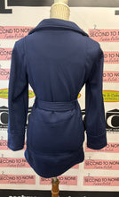 Cargar imagen en el visor de la galería, Bigchill Royal Blue Belted Coat (Size S)