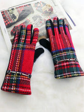 Cargar imagen en el visor de la galería, Plaid Texting Gloves (2 Variations)