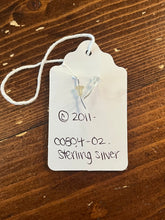 Load image into Gallery viewer, I Heart Harley Davidson Sterling Silver Gem Earrings