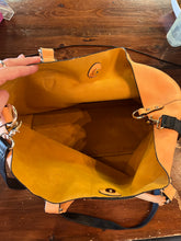Load image into Gallery viewer, Oversized Orange Tote Purse