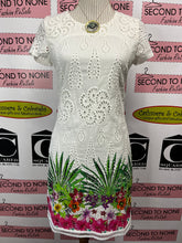 Load image into Gallery viewer, Desigual 100% Cotton Eyelet Dress (Size 34 = S)