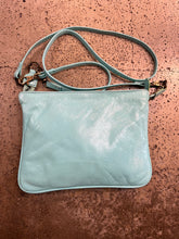 Cargar imagen en el visor de la galería, Aquamarine Leather Multi-Way Purse