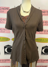 Cargar imagen en el visor de la galería, Unique Short Sleeve Cardigan (Size M)