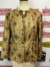 Load image into Gallery viewer, Chico’s Metallic Gold Jacket (Size M/Chico’s 1)