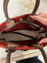 Load image into Gallery viewer, Vintage Dooney & Burke Red Logo Satchel Purse