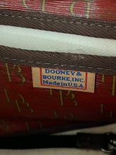 Load image into Gallery viewer, Vintage Dooney & Burke Red Logo Satchel Purse