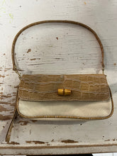 Load image into Gallery viewer, Y2K Faux Snake Skin & Bamboo Mini Purse