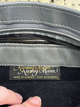 Load image into Gallery viewer, Vintage Grey Leather Clutch