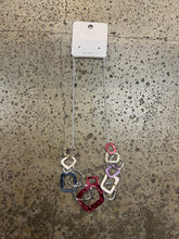 Cargar imagen en el visor de la galería, Colourful Squares Statement Necklace