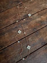 Load image into Gallery viewer, Lauren G Adams Turquoise Clover Necklace
