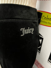 Cargar imagen en el visor de la galería, Juicy Couture Black Velour Pants (Size XL)