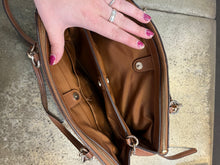 Load image into Gallery viewer, Coach Mini Christie Brown Leather Carry All