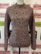 Charger l'image dans la galerie, Chunky Knit Plum Sweater (Size L)