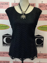 Cargar imagen en el visor de la galería, Wave Lace Overlay Tank (Size S)