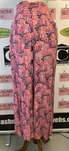 Load image into Gallery viewer, Pink Boho Wide Leg Pants (Size L)