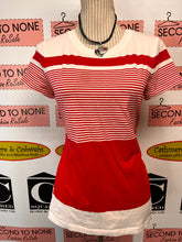 Charger l'image dans la galerie, Ralph Lauren Red & White Stripe T-Shirt (Size M)