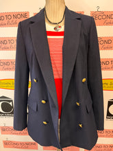 Load image into Gallery viewer, NWT Gap Navy Oversized Blazer (Size 6)