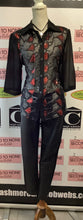 Charger l'image dans la galerie, Temptation Red & Black Sequin Button Up (Size M)