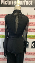 Charger l'image dans la galerie, Olsen Europe Silk Sheer Sequin Blouse (Size M)