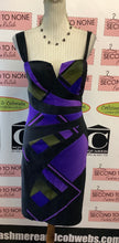 Cargar imagen en el visor de la galería, Le Chateau 80’s Vibe Printed Cocktail Dress (Size M)