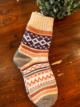 Charger l'image dans la galerie, Women's/Unisex Nordic Fairisle-Style Wool Blend Socks (5 Designs)