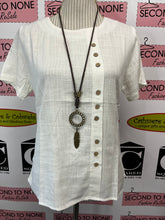 Load image into Gallery viewer, Button-Detail Top (2 Colors) (Restocked!)