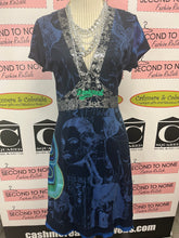 Load image into Gallery viewer, Desigual Mixed Print Dress (Size XL - Fits Size M/L)