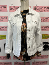Load image into Gallery viewer, White Denim Jacket (Size PS)
